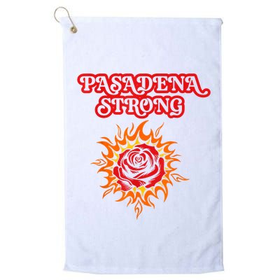 Strong California Pasadena Strong Rose Fire Golf Towel