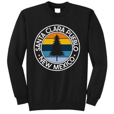 Santa Clara Pueblo New Mexico Nm Usa City Pride Retro Sunset Sweatshirt