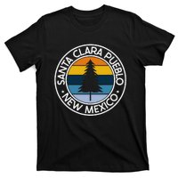 Santa Clara Pueblo New Mexico Nm Usa City Pride Retro Sunset T-Shirt