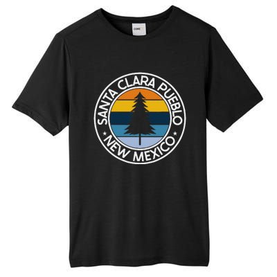 Santa Clara Pueblo New Mexico Nm Usa City Pride Retro Sunset Tall Fusion ChromaSoft Performance T-Shirt