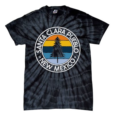 Santa Clara Pueblo New Mexico Nm Usa City Pride Retro Sunset Tie-Dye T-Shirt