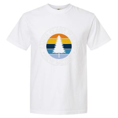 Santa Clara Pueblo New Mexico Nm Usa City Pride Retro Sunset Garment-Dyed Heavyweight T-Shirt