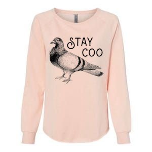 Stay Coo Pigeons Pigeon Breeder Womens California Wash Sweatshirt