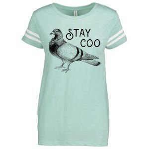 Stay Coo Pigeons Pigeon Breeder Enza Ladies Jersey Football T-Shirt