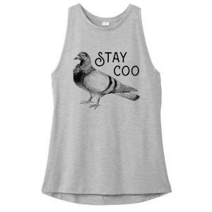 Stay Coo Pigeons Pigeon Breeder Ladies PosiCharge Tri-Blend Wicking Tank