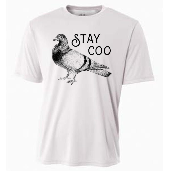 Stay Coo Pigeons Pigeon Breeder Cooling Performance Crew T-Shirt