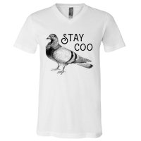 Stay Coo Pigeons Pigeon Breeder V-Neck T-Shirt