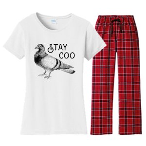 Stay Coo Pigeons Pigeon Breeder Women's Flannel Pajama Set