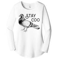 Stay Coo Pigeons Pigeon Breeder Women's Perfect Tri Tunic Long Sleeve Shirt