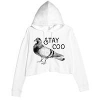 Stay Coo Pigeons Pigeon Breeder Crop Fleece Hoodie