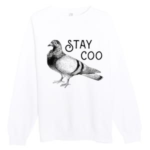 Stay Coo Pigeons Pigeon Breeder Premium Crewneck Sweatshirt