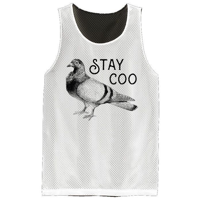 Stay Coo Pigeons Pigeon Breeder Mesh Reversible Basketball Jersey Tank