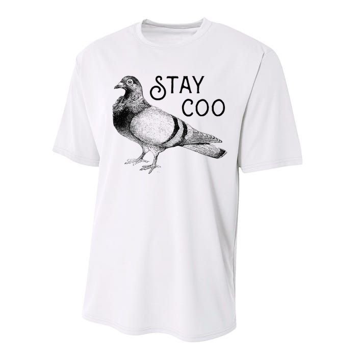 Stay Coo Pigeons Pigeon Breeder Performance Sprint T-Shirt