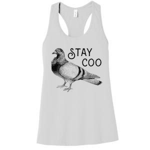 Stay Coo Pigeons Pigeon Breeder Women's Racerback Tank