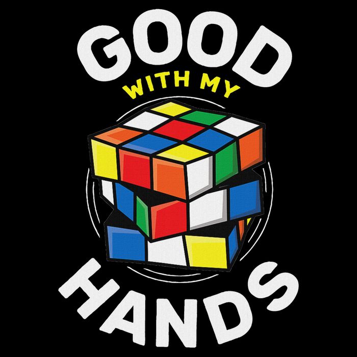 Speed Cubing Puzzle Cube Good With My Hands Metallic Star Ornament