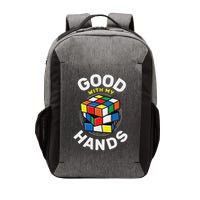 Speed Cubing Puzzle Cube Good With My Hands Vector Backpack