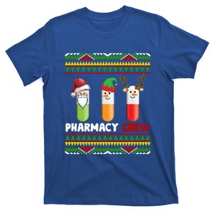 Santa Claus Pharmacy Crew Christmas Pills Snow Reindeer Gift T-Shirt