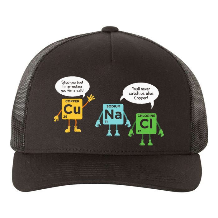 Science Chemistry Periodic Table Funny Scientist Nerd Geeks Yupoong Adult 5-Panel Trucker Hat