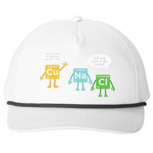 Science Chemistry Periodic Table Funny Scientist Nerd Geeks Snapback Five-Panel Rope Hat