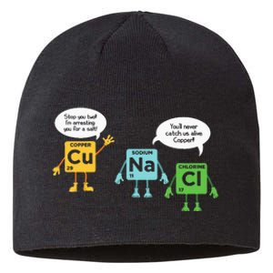 Science Chemistry Periodic Table Funny Scientist Nerd Geeks Sustainable Beanie