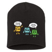 Science Chemistry Periodic Table Funny Scientist Nerd Geeks Short Acrylic Beanie