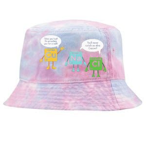 Science Chemistry Periodic Table Funny Scientist Nerd Geeks Tie-Dyed Bucket Hat