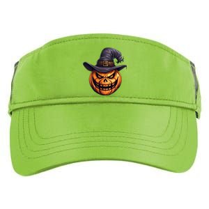 Spooky Carved Pumpkin Face With Witch Hat Halloween Party Gift Adult Drive Performance Visor