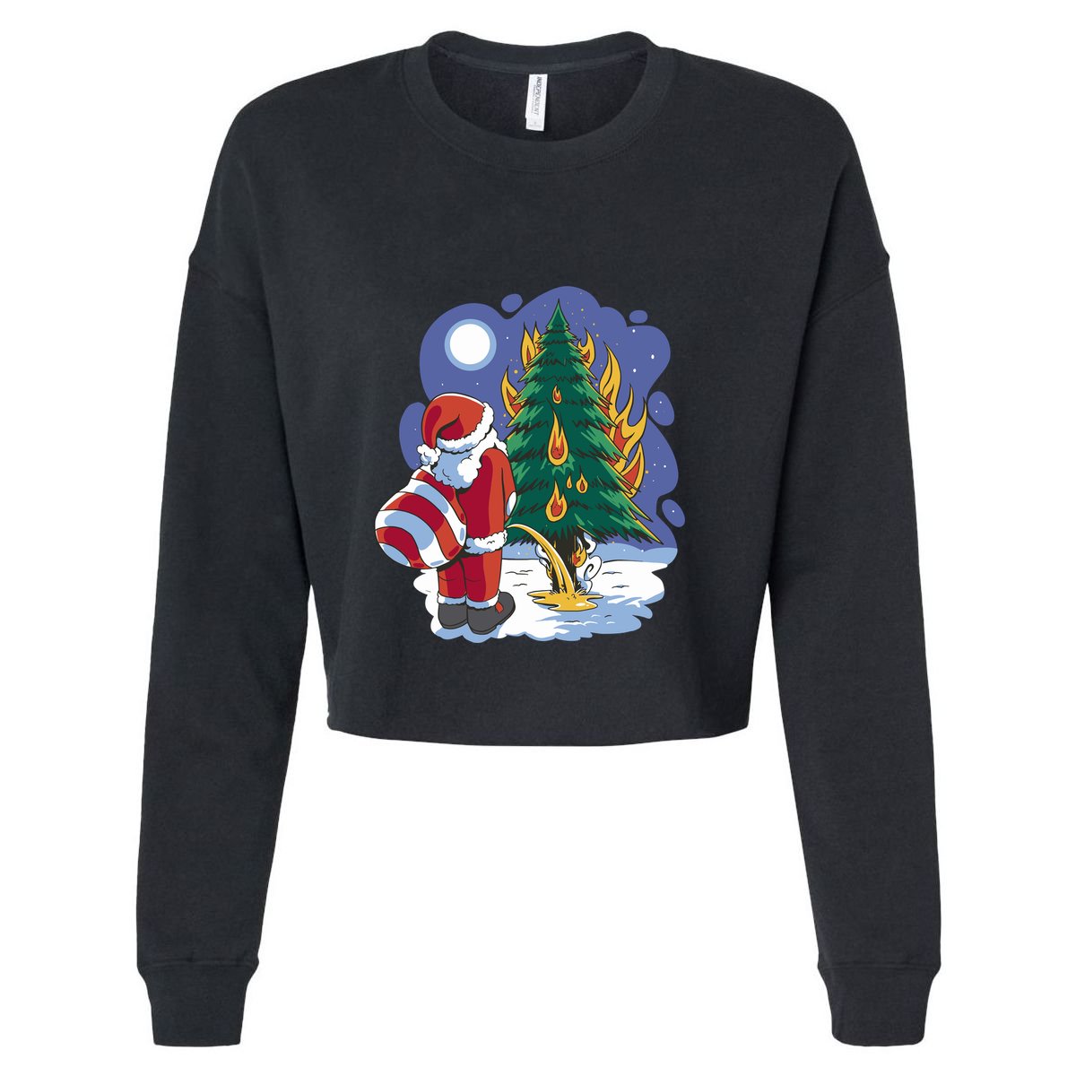 Santa Claus Pissing On Tree Sustainable Bucket Hat