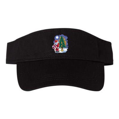 Santa Claus Pissing On Tree Visor