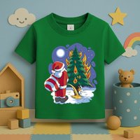 Santa Claus Pissing On Tree Toddler T-Shirt