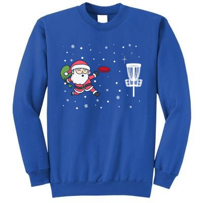 Santa Claus Playing Disc Golf Ugly Christmas Gift Sweatshirt