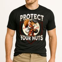 Squirrel Catcher Protect Your Nuts Funny Baseball Cooling Performance Crew T-Shirt