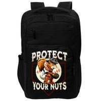 Squirrel Catcher Protect Your Nuts Funny Baseball Impact Tech Backpack