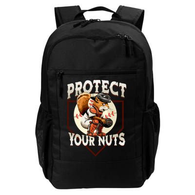 Squirrel Catcher Protect Your Nuts Funny Baseball Backpack