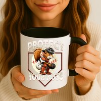 Squirrel Catcher Protect Your Nuts Funny Baseball Mug