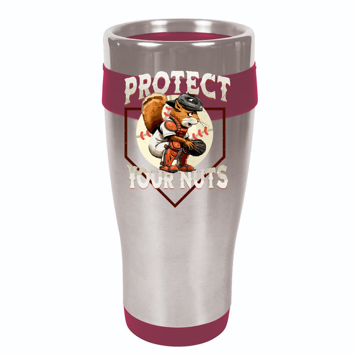 Squirrel Catcher Protect Your Nuts Funny Baseball Hat