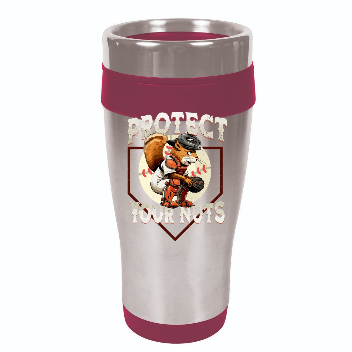 Squirrel Catcher Protect Your Nuts Funny Baseball Wool Snapback Cap