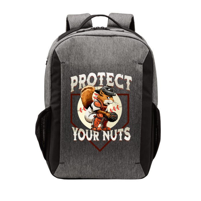 Squirrel Catcher Protect Your Nuts Funny Baseball Vector Backpack
