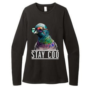 Stay Coo Pigeon Lover Animal Lover Birds Owner Womens CVC Long Sleeve Shirt