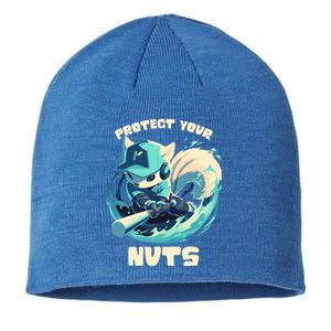 Squirrel Catcher Protect Your Nuts Funny Baseball Cute Gift Sustainable Beanie