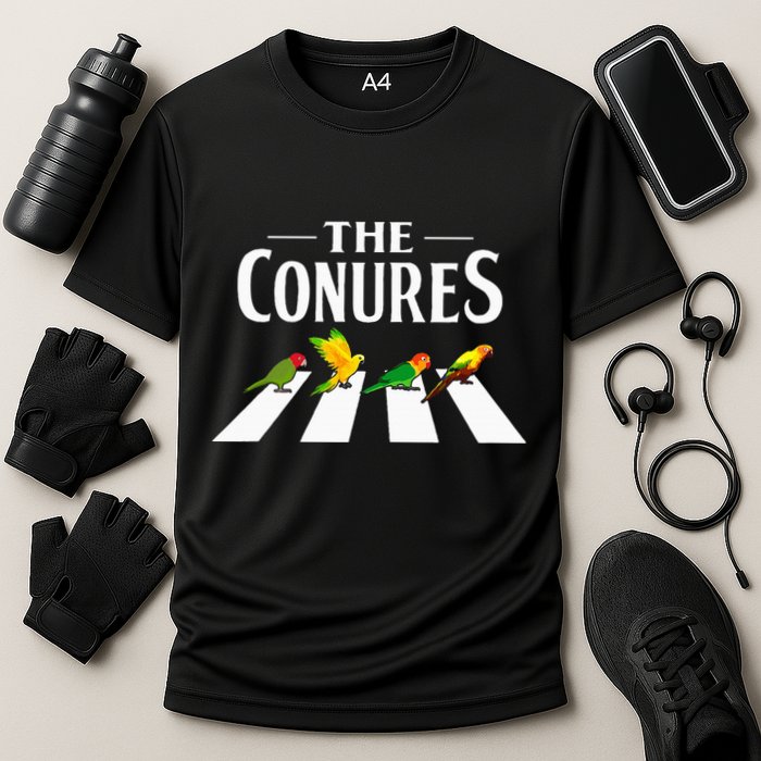 Sun Conure Parrot Pedestrian Design For A Conure Owner Performance Shirt