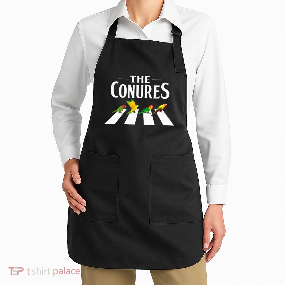 Sun Conure Parrot Pedestrian Design For A Conure Owner Apron