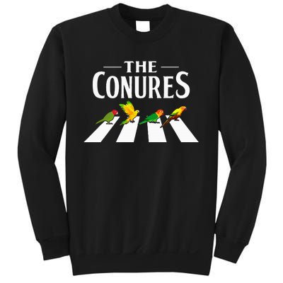 Sun Conure Parrot Pedestrian Design For A Conure Owner Sweatshirt