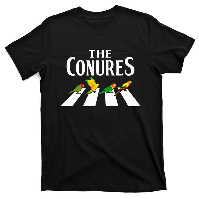 Sun Conure Parrot Pedestrian Design For A Conure Owner T-Shirt