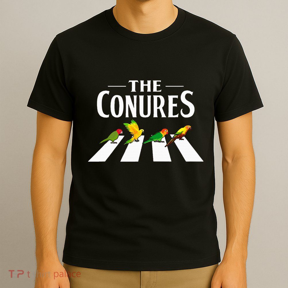 Sun Conure Parrot Pedestrian Design For A Conure Owner T-Shirt