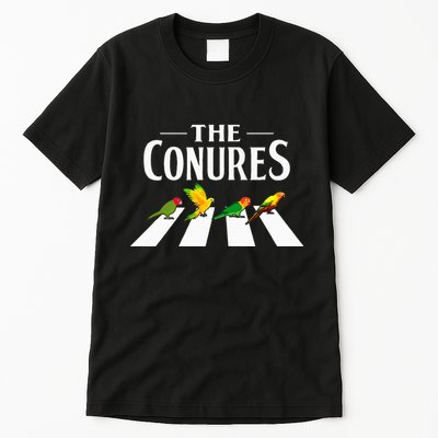 Sun Conure Parrot Pedestrian Design For A Conure Owner Tall T-Shirt