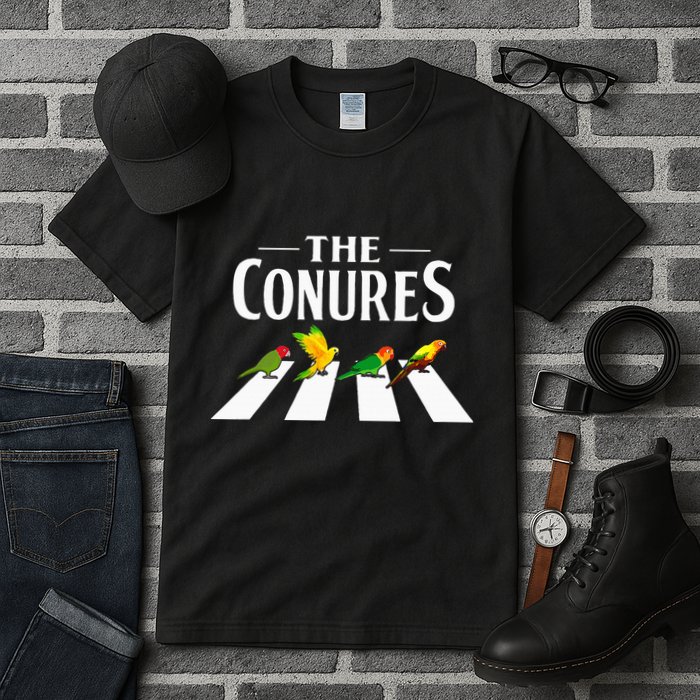 Sun Conure Parrot Pedestrian Design For A Conure Owner Tall T-Shirt