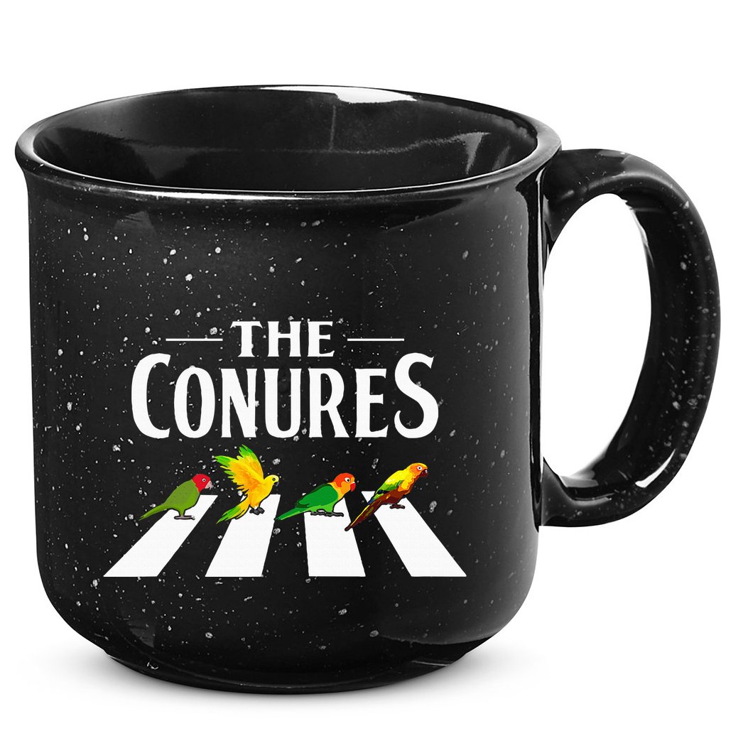 Sun Conure Parrot Pedestrian Design For A Conure Owner 15oz Campfire Ceramic Mug