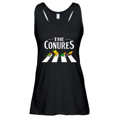 Sun Conure Parrot Pedestrian Design For A Conure Owner Ladies Essential Flowy Tank