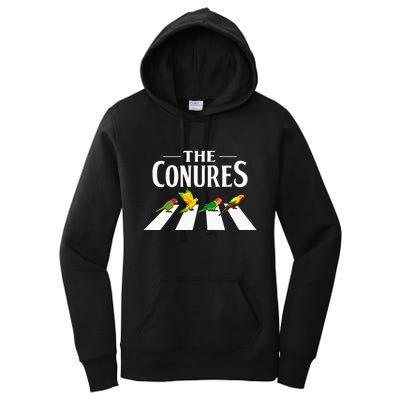Sun Conure Parrot Pedestrian Design For A Conure Owner Women's Pullover Hoodie